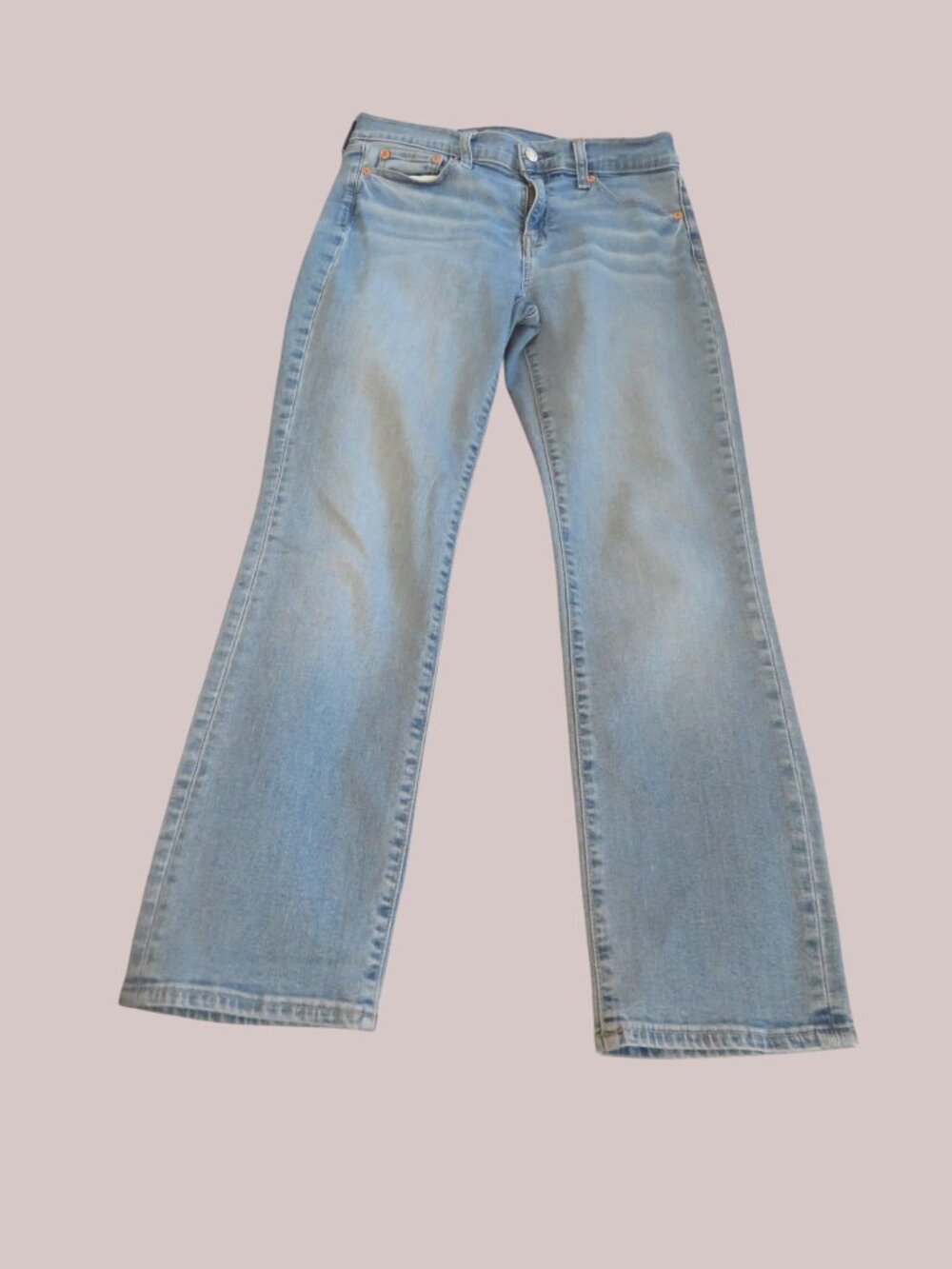 GAP-Women's Classic Straight Mid Rise Jeans - Size 29 (8R) - Good Condition - Picture 2 of 10